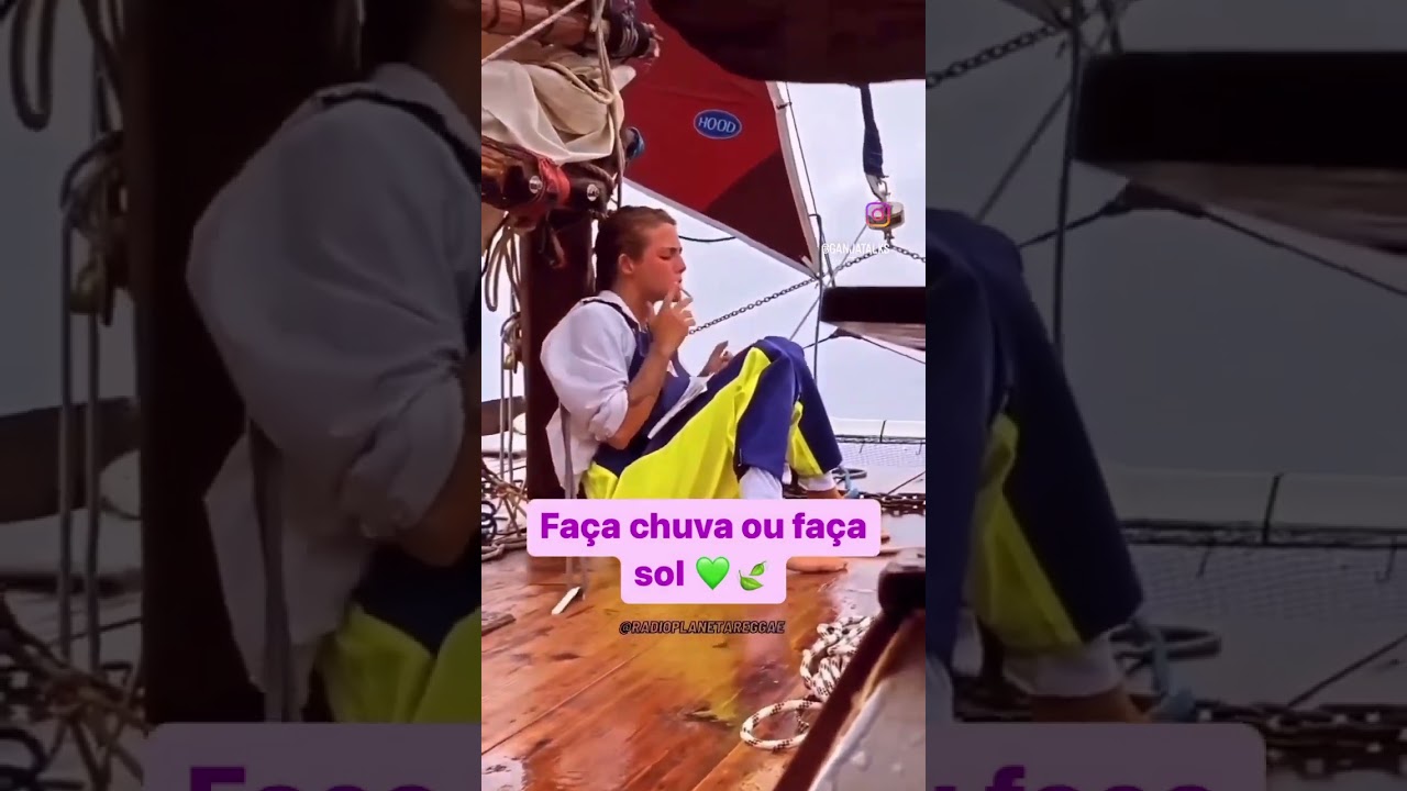 N&atilde;o tem tempo ruim! 😂 #barco #hempadao