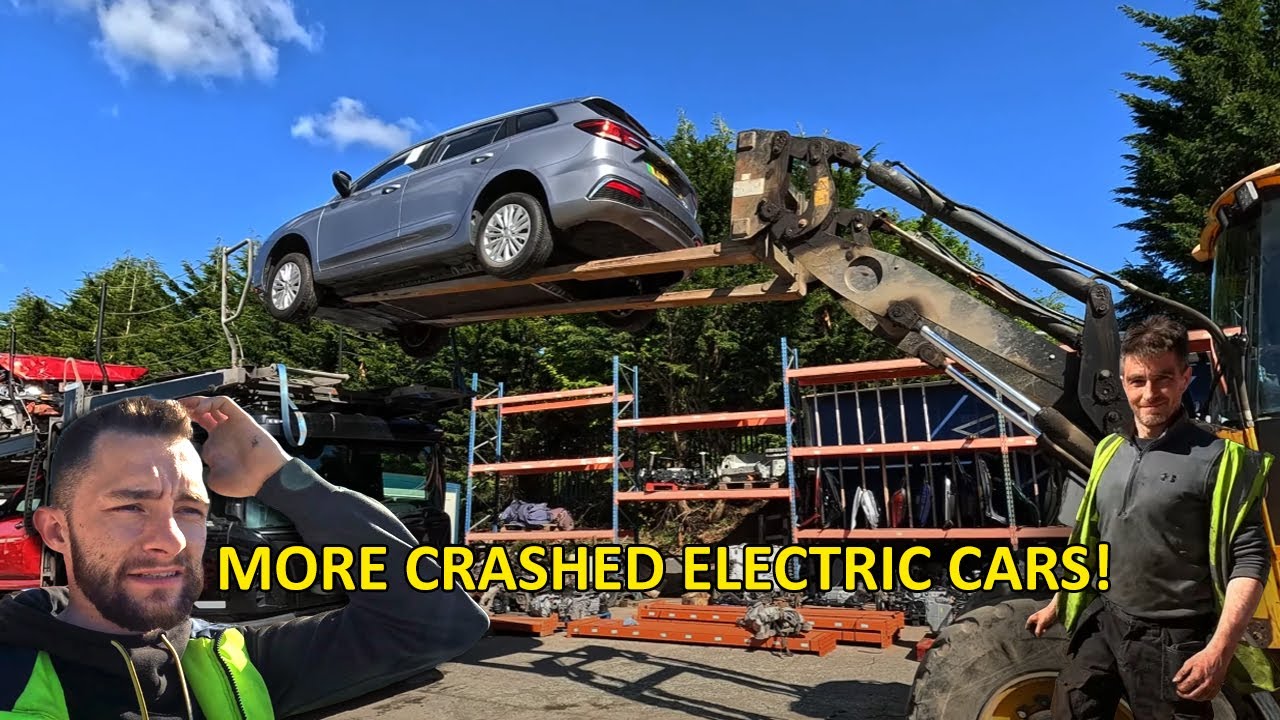 ANOTHER FULL LORRY OF SCRAPPED ELECTRIC CARS