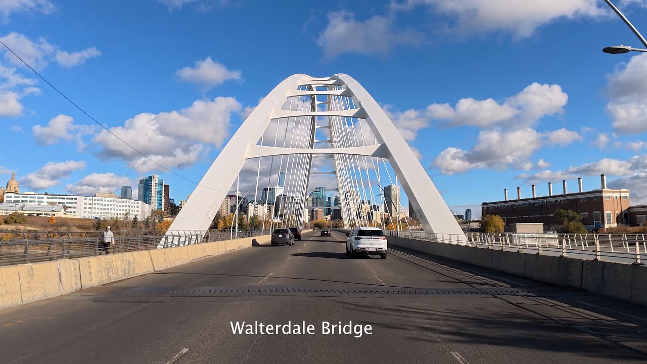 Thanksgiving Day Driving Tour | Edmonton Downtown City Center  | Edmonton AB Canada🇨🇦 | Oct 13, 2025