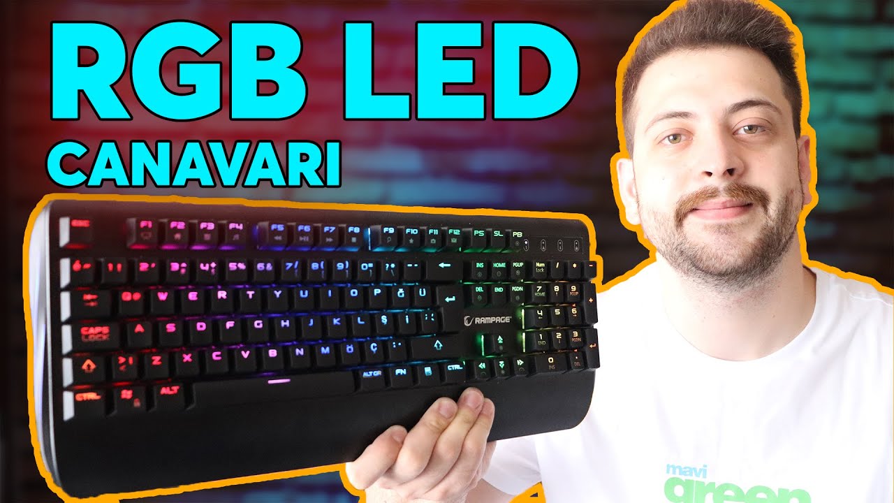 RGB LED CANAVARI | Rampage KB-R90 ORION RGB İNCELEMESİ 2021