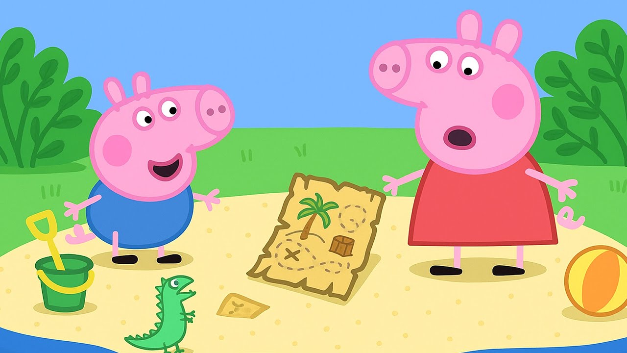 🏝️ Peppa Pig and the Treasure Hunt | Peppa Pig Adventure Animation 🐷✨