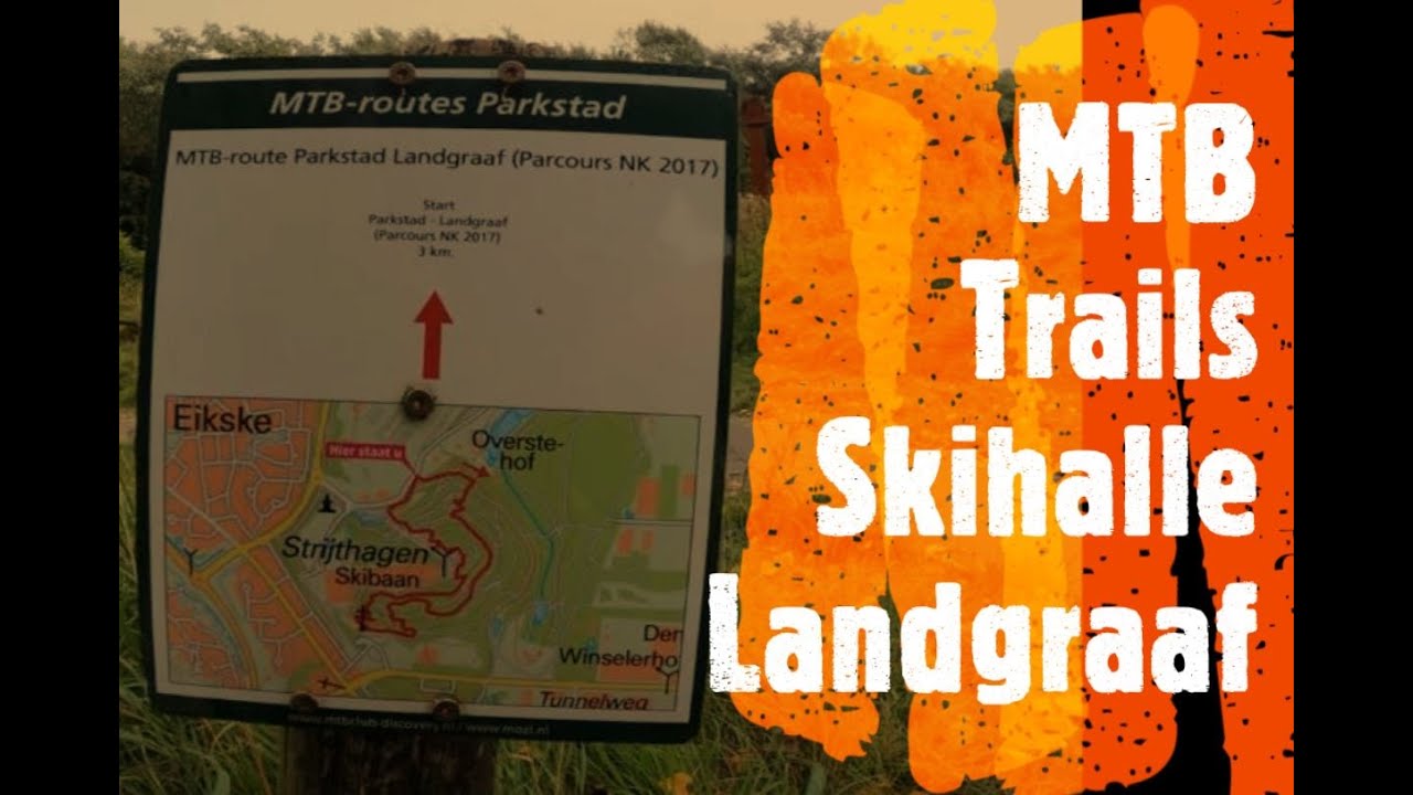 MTB Skihalle Landgraaf snowworld MTB route half pipe, XC trail NK parcours, Treppe  inkl gpx