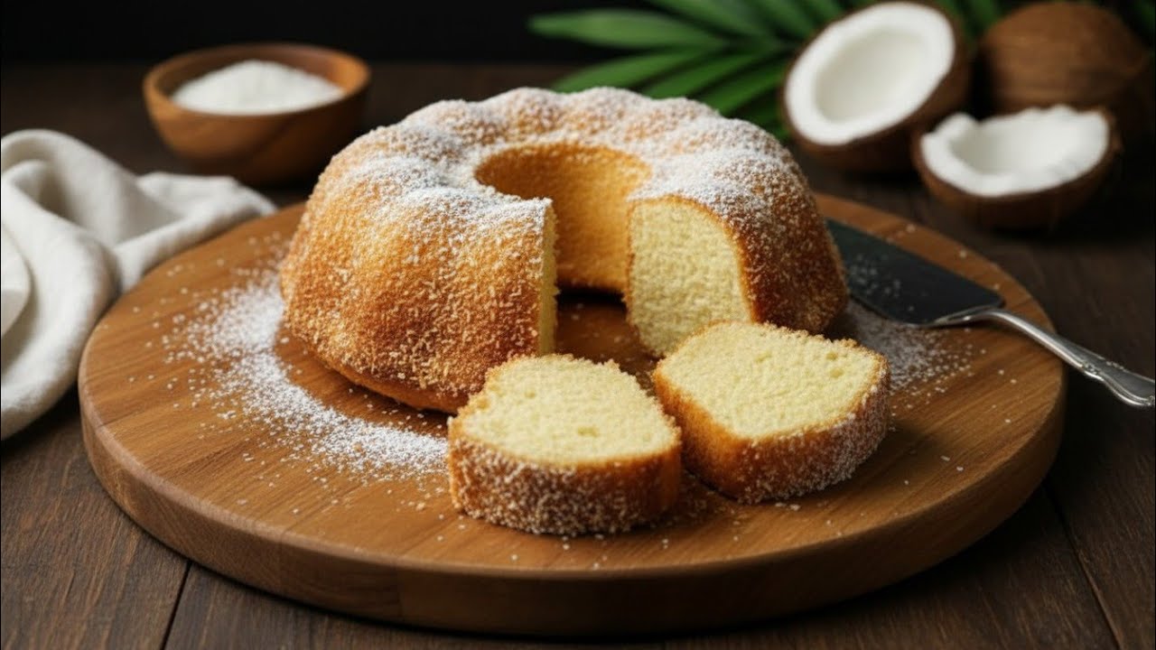 How To Make Perfect Coconut Cake At Home ! Easy Coconut Cake: A Tropical Delight Recipe