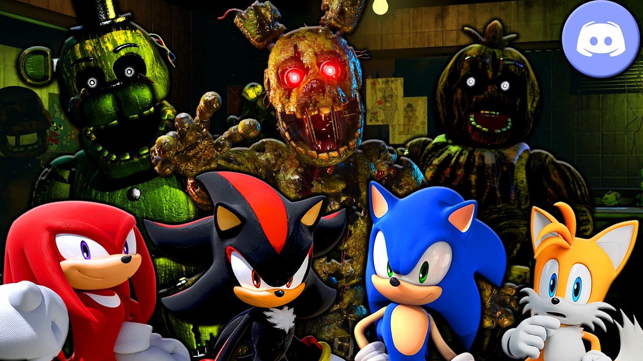 The Sonic Squad Plays Five Nights at Freddy's 3 (FNAF 3) (SUPERCUT)