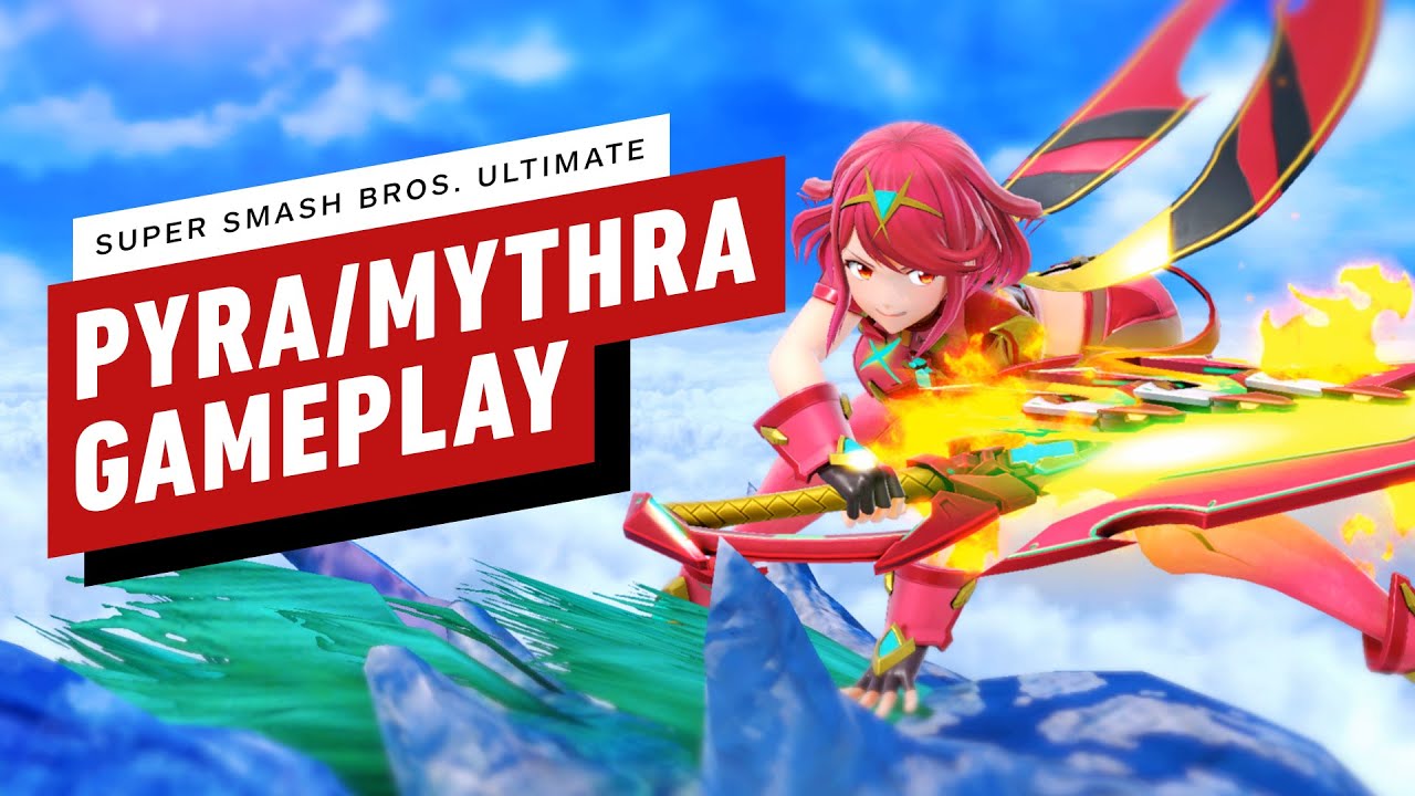 Super Smash Bros. Ultimate - 8 Minutes of Pyra and Mythra Gameplay