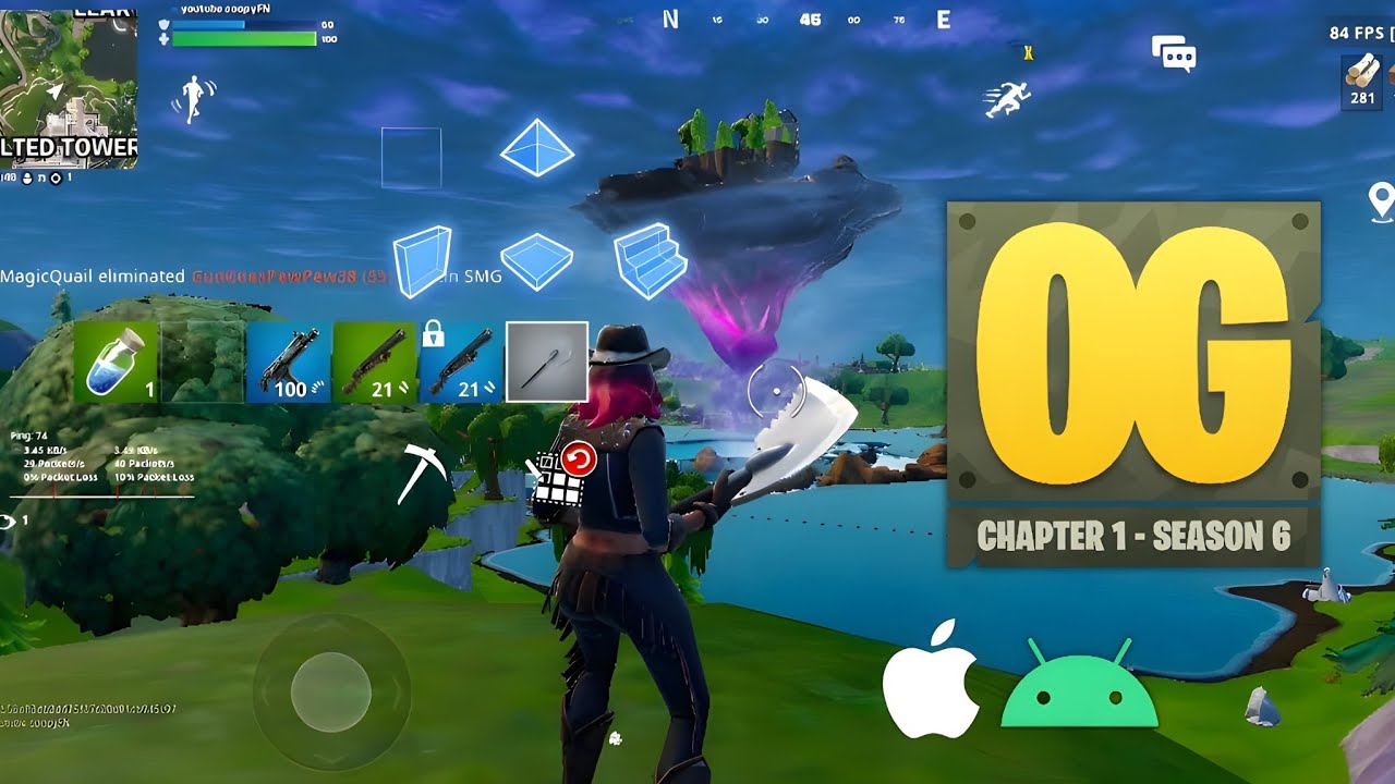 Fortnite OG Season 6 on MOBILE...
