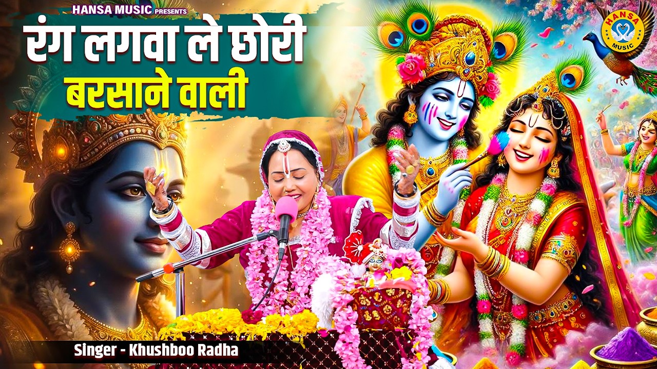 होली भजन - रंग लगवा ले छोरी बरसाने वाली - Khushboo Radha - Radha Krishna Holi Bhajan