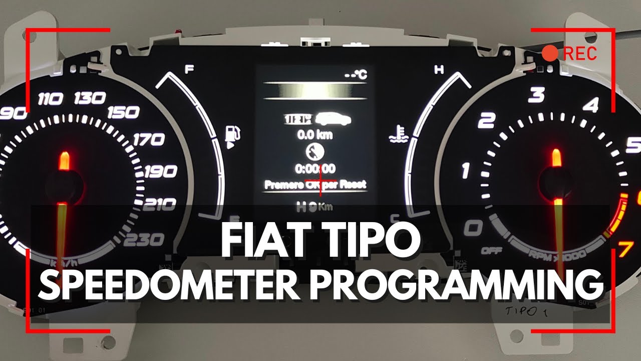 FIAT TIPO DASH PROGRAMMING D70F3526 with FORZA 614