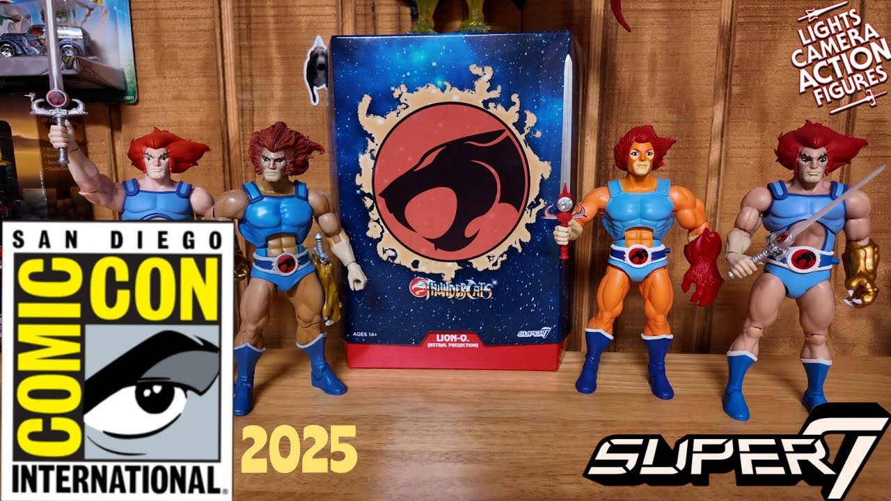 SDCC 2025 Exclusive Super7 Astral Projection Lion-O Ultimates Quick Look @actionfigures