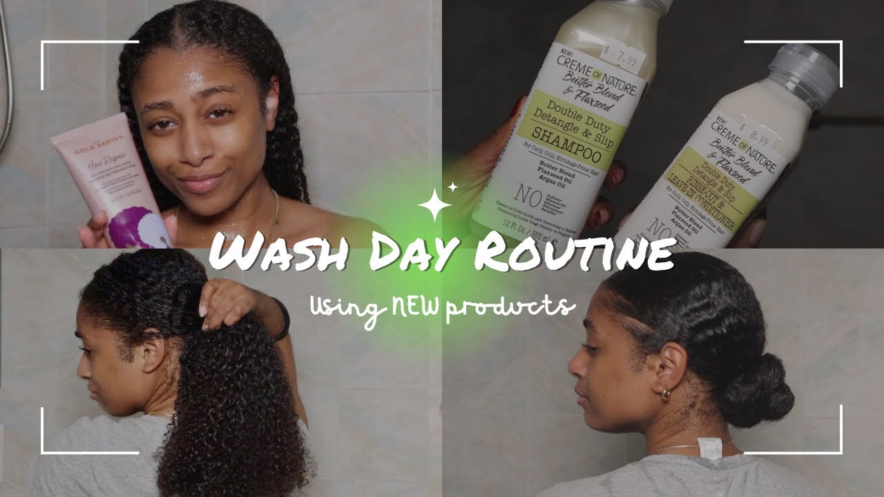 Wash Day using NEW products for ELONGATED, DEFINED & MOISTURIZED curls?