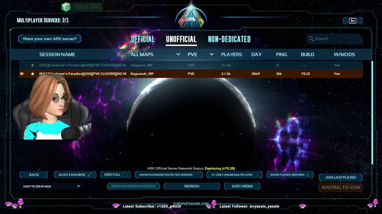 🔴 Ark Survival Ascended Live Stream - How to Tame a Deinosuchus! Family-Friendly Vtuber Gaming!