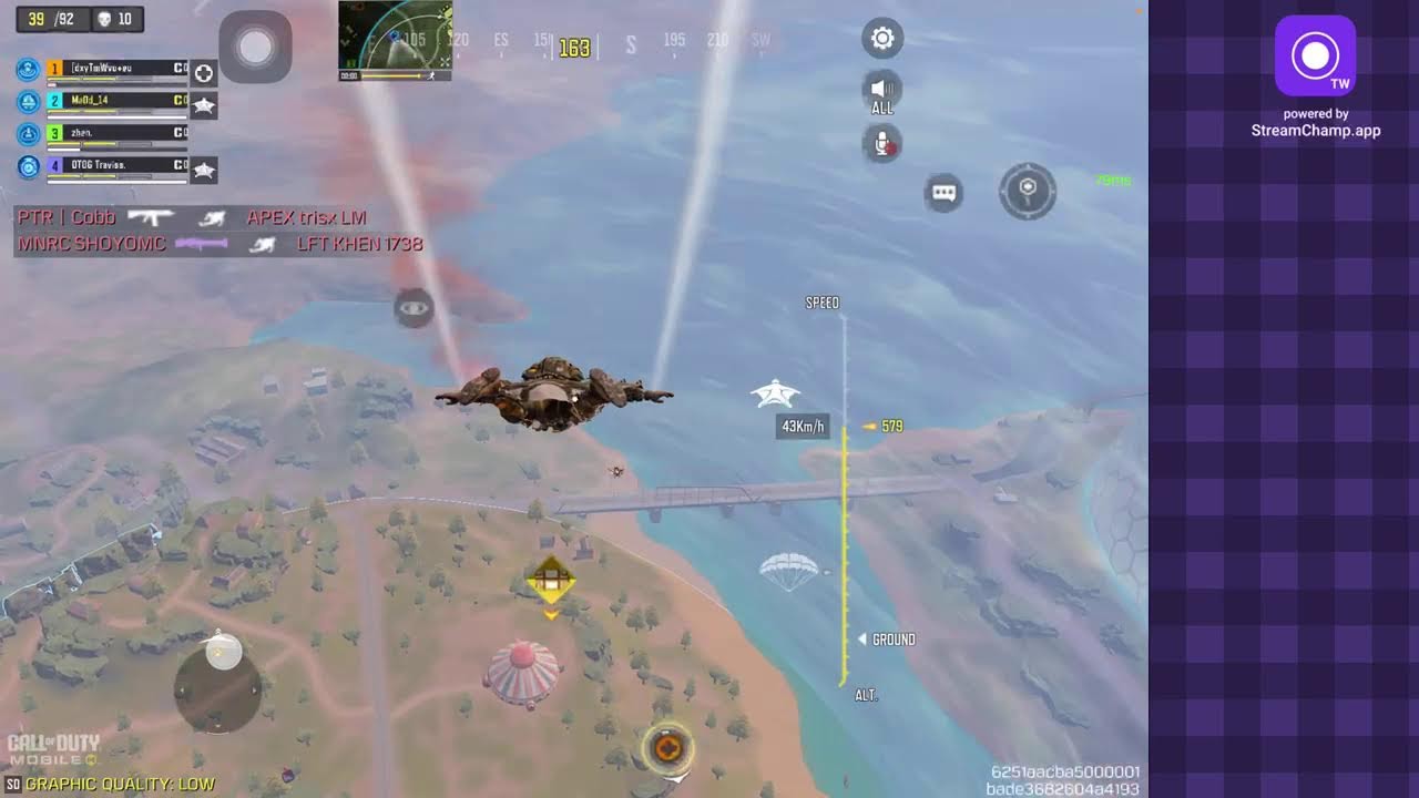 Broadcast powered by StreamChamp