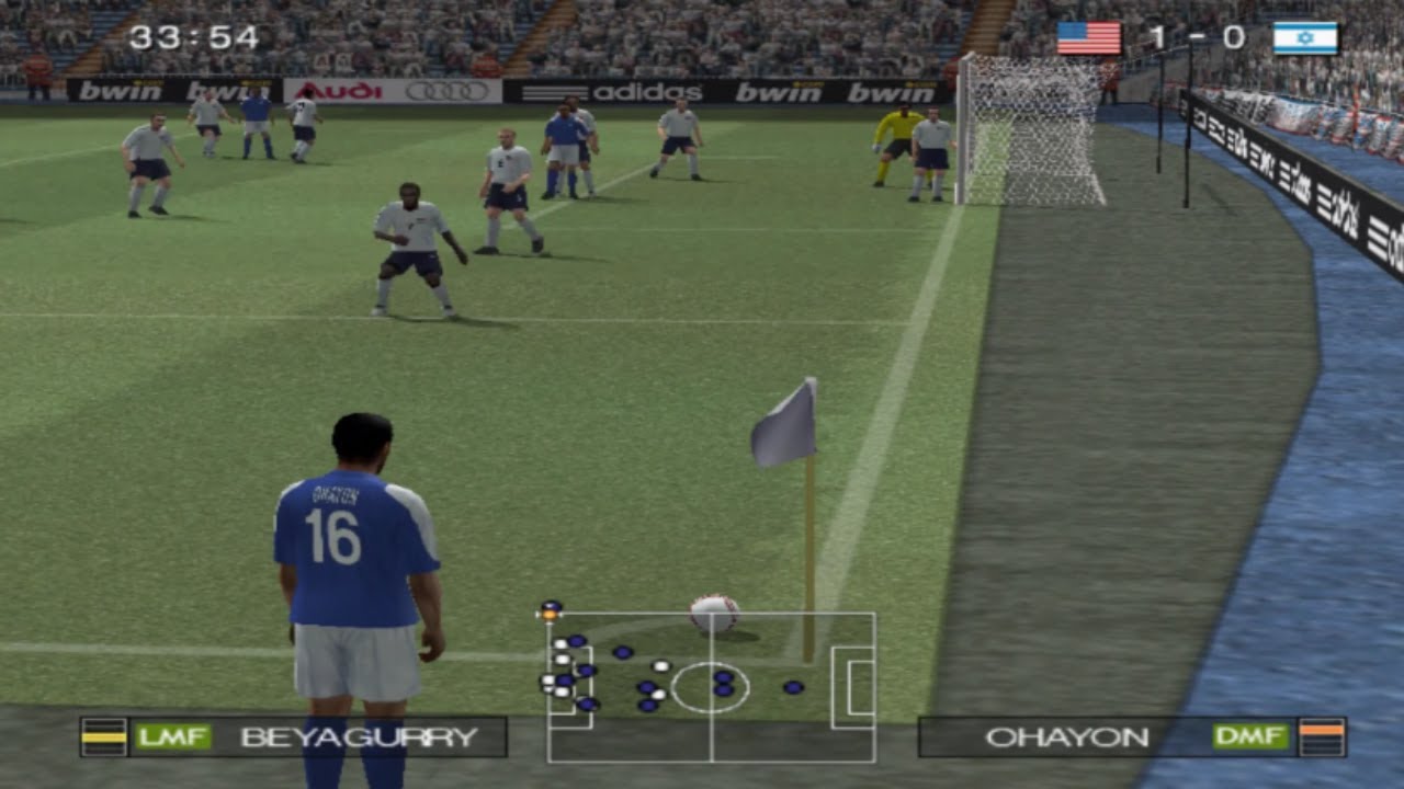 ESTADOS UNIDOS VS ISRAEL - PRO EVOLUTION SOCCER 2009 - PES 2009 (CPU VS CPU ) #71