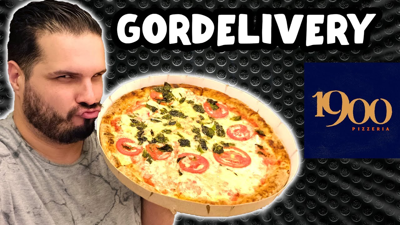 GORDELIVERY -  COMENDO PIZZAS de uma PIZZARIA FAMOSA de SÃO PAULO - 1900 PIZZERIA