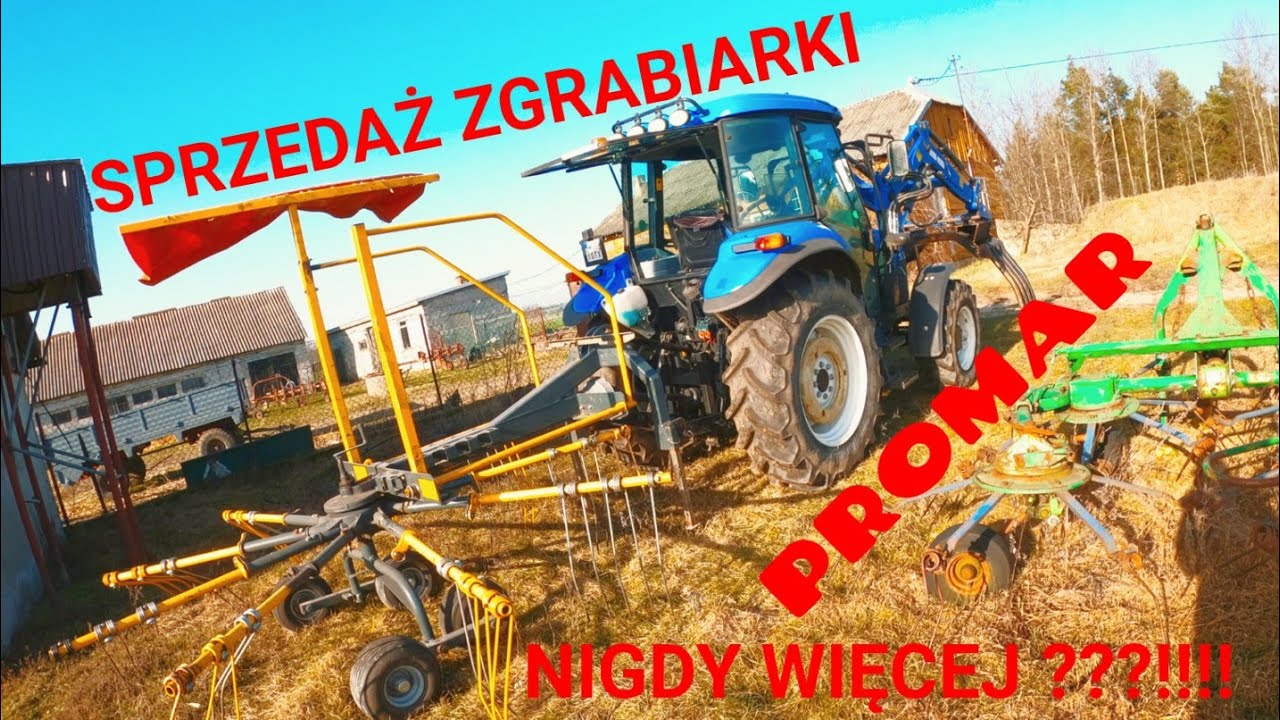 Promar = Porażka🚜 Sprzedaż Zgrabiarki Promar 🚜 New Holland Td 5020 🚜