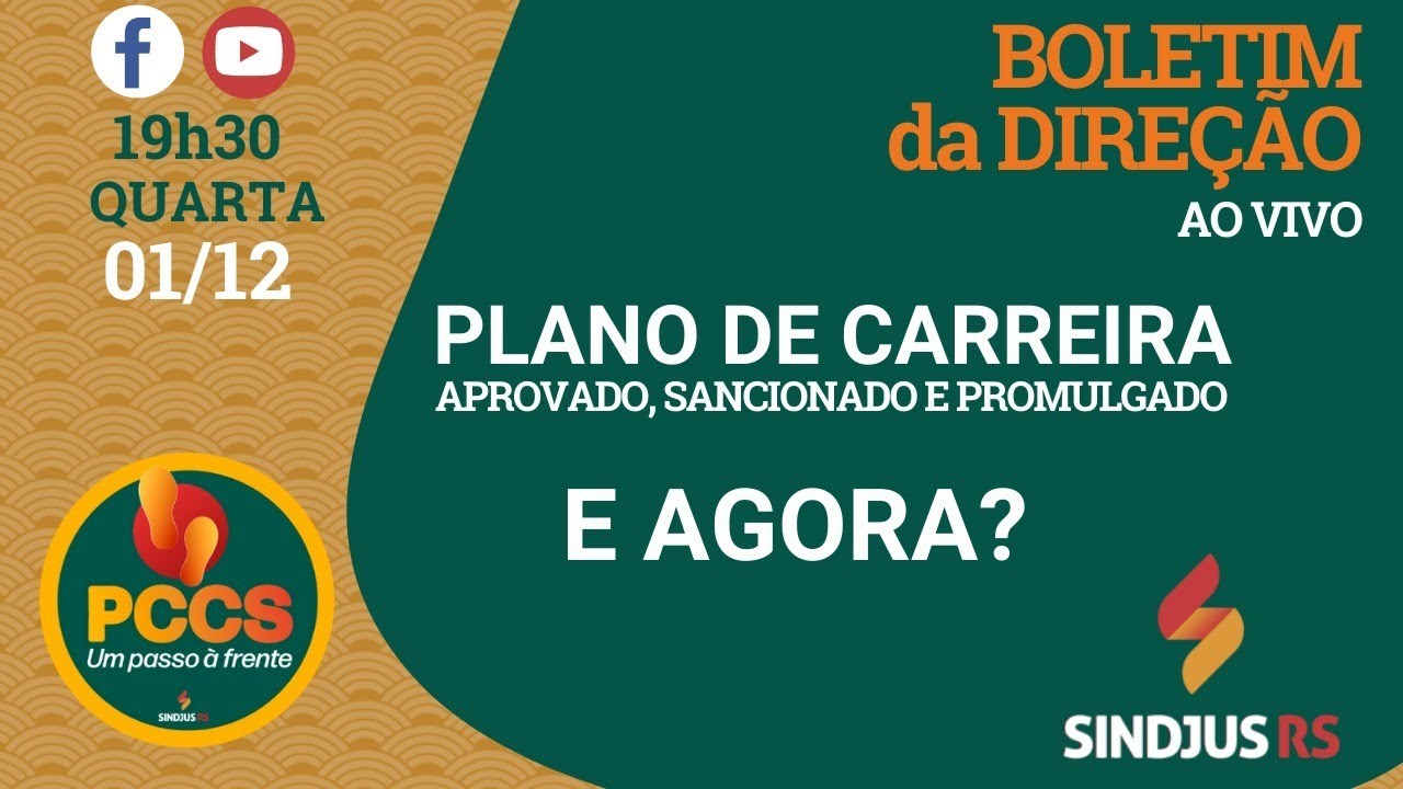 Boletim da Direção | Especial PCCS