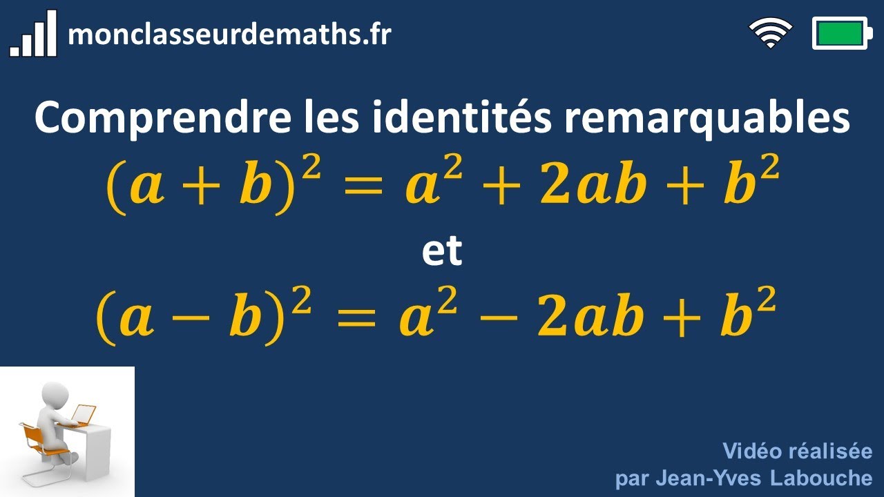 🧮 Comprendre les identit&eacute;s remarquables (a+b)&sup2; et (a-b)&sup2; ✅