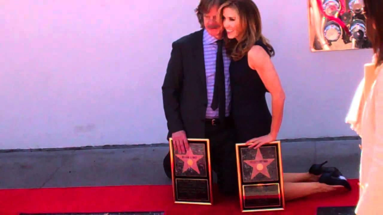 William H. Macy, Felicity Huffman honored with a star on Hollywood walk of fame!