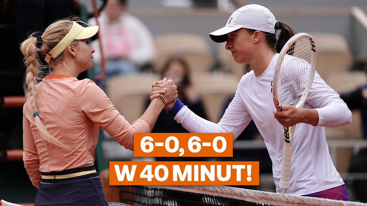 CAŁY MECZ IGI ŚWIĄTEK! 6-0, 6-0 w 40 minut ❗️