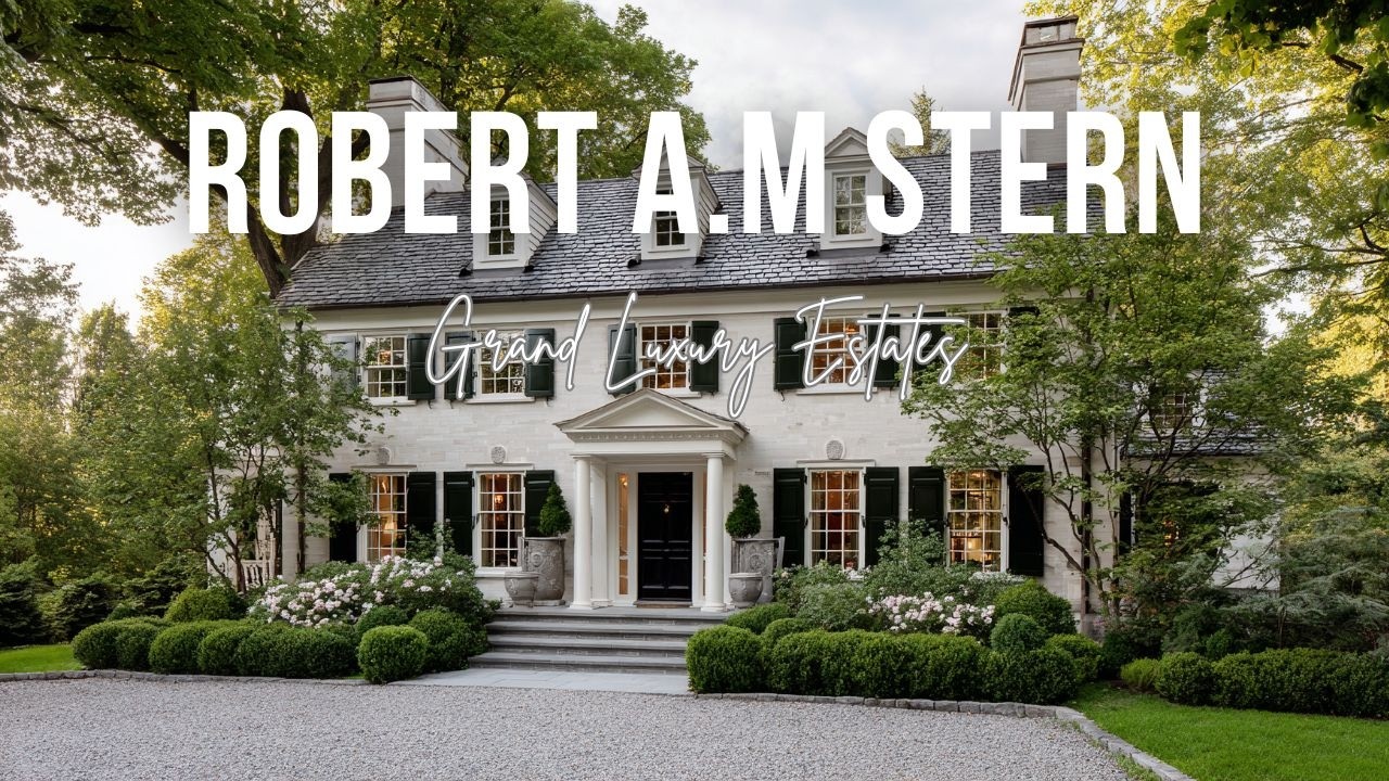 Grand Luxury Estates inspired by Robert A M Stern timeless architectural excellence