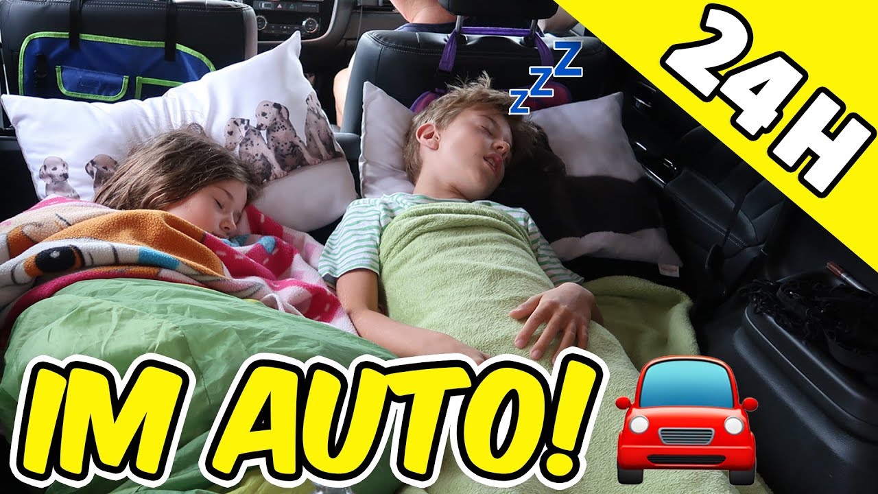 24h EINGESPERRT im Auto 😱 Hei&szlig;, Hunger, Schwitzen! Lulu & Leon - Family and Fun