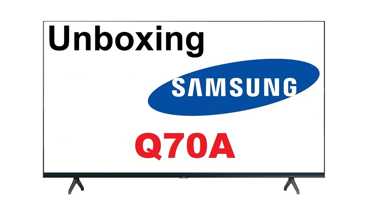 Unboxing TV Samsung Q70A UHD 4k 2021