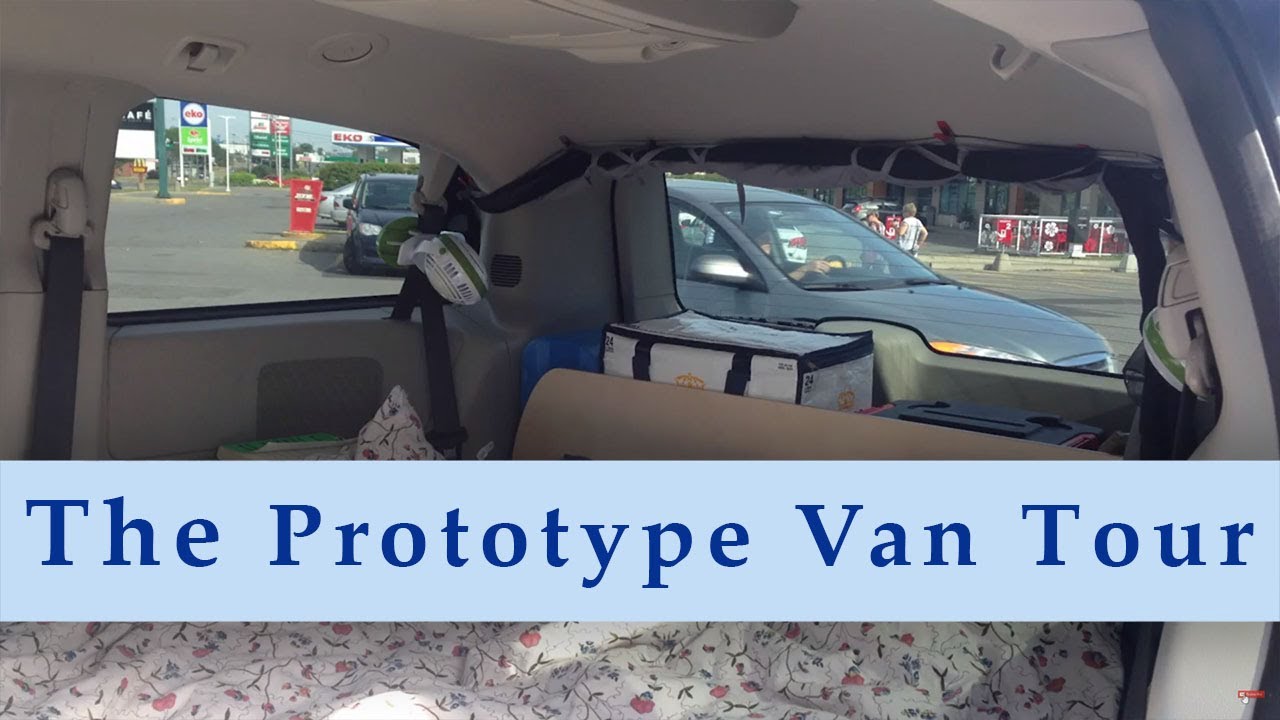 a very small camper van: The Prototype Van Tour
