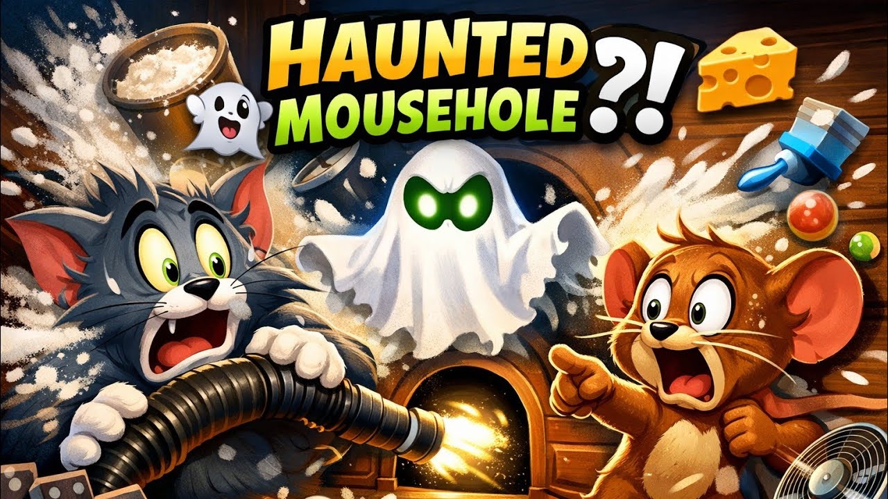 Hunted Mouse Hole 🐭 | Tom and Jerry Long Story |#سبايك #توم_وجيري  #tomandjerry 
