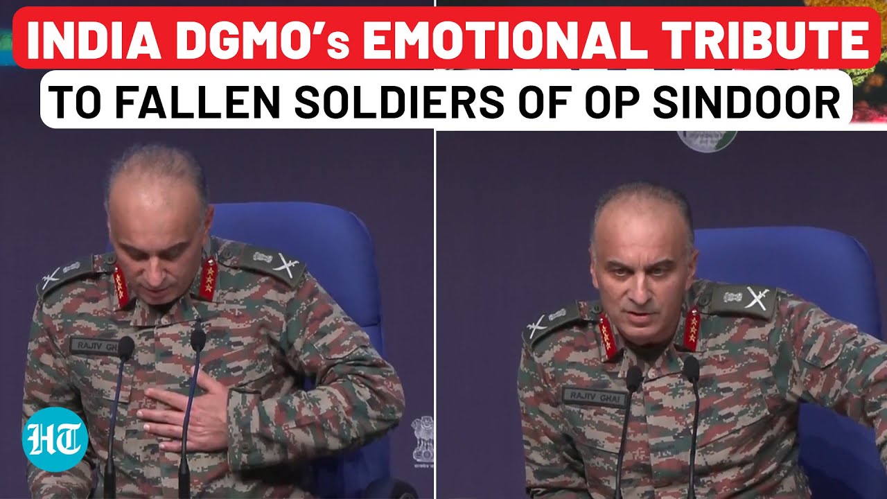 On Cam: India DGMO Lt Gen Rajiv Ghai’s Emotional Tribute To Fallen Soldiers Of Operation Sindoor