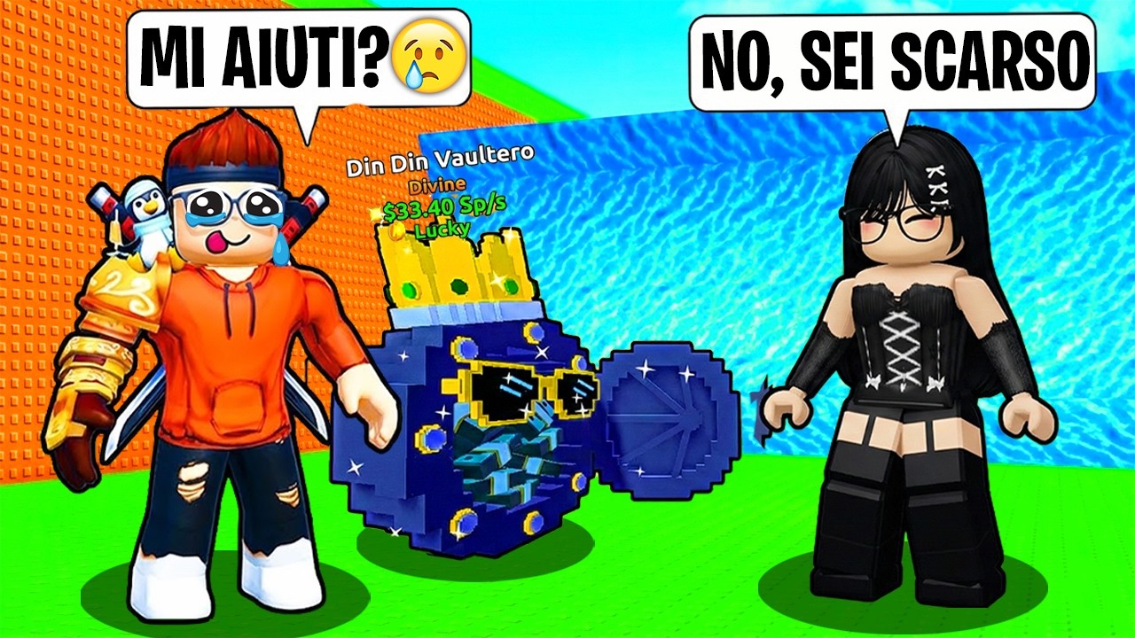 MI FINGO NOOB con il BRAINROT PIÙ FORTE per CONQUISTARE UNA RAGAZZA su Tsunami Brainrot Roblox