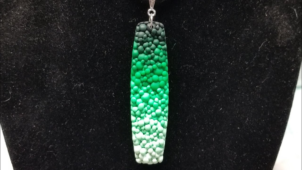 polymer clay pendant 25