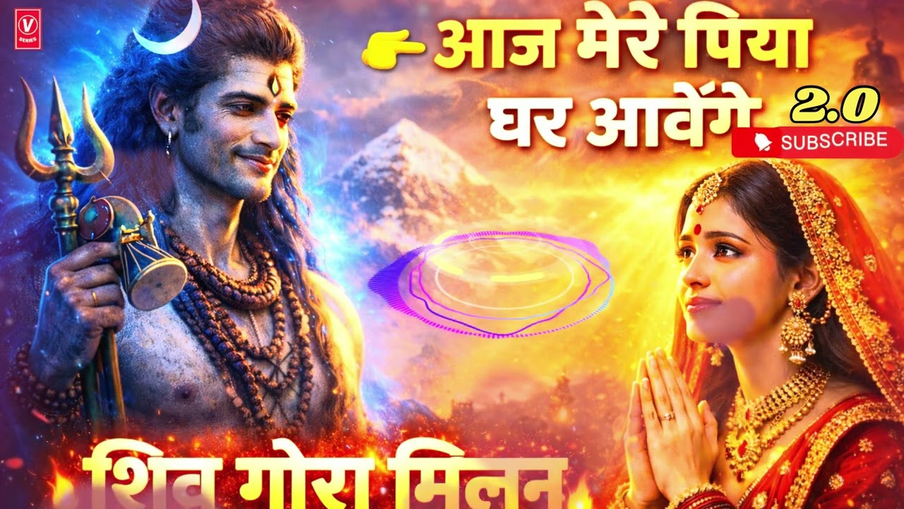 आज मेरे पिया घर आवेंगे 🕉️ | शिव गौरा मिलन भजन | 🌹🌹🔥🔥Mahadev Parvati Divine Song 2026❤️❤️❤️❤️❤️