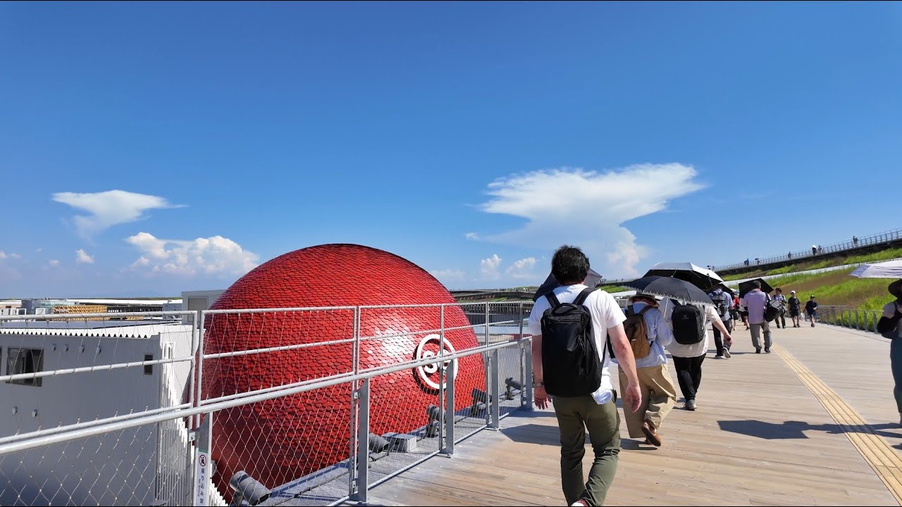 【大阪・関西万博2025】7月23日 OsmoPocket3で大屋根リングの一部を歩いてみた