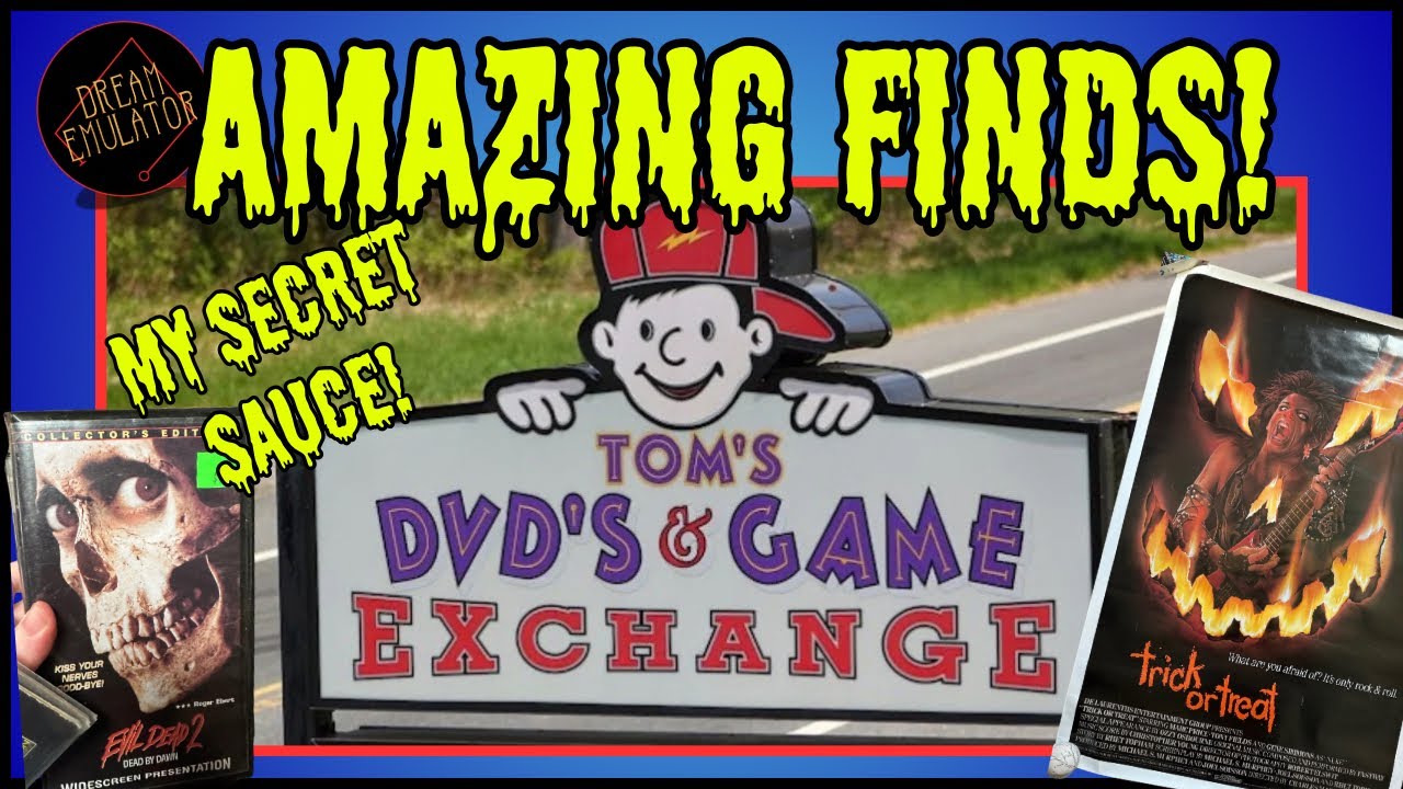 AWESOME HORROR FINDS at Tom's Electronics in Palmer, MA (Posters, DVDs, VHS, and MORE!)