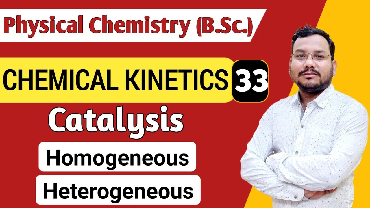 Catalysis | Homogeneous Catalysis | Heterogeneous Catalysis | Chemical Kinetics BSc 1st Year