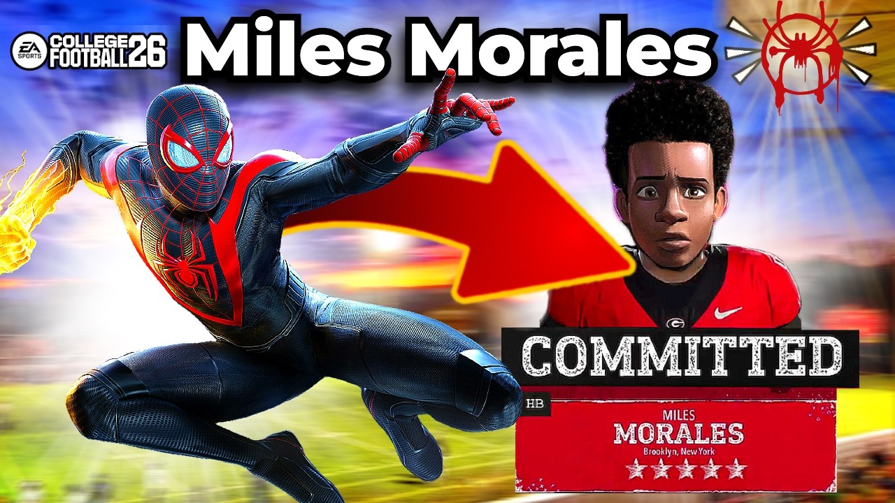I Put MILES MORALES in College Football 26! (Road to Glory)