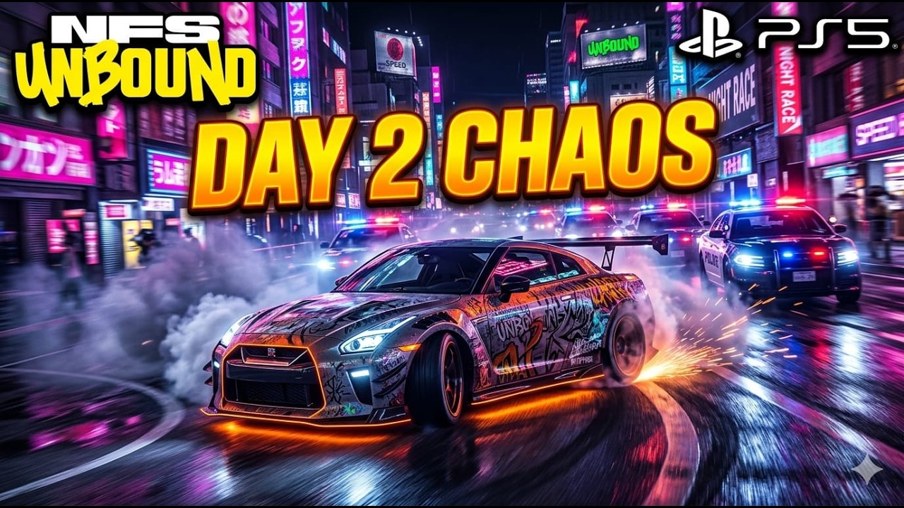 Day 2 in NFS Unbound… The Streets Turned INSANE! | PS5 Gameplay