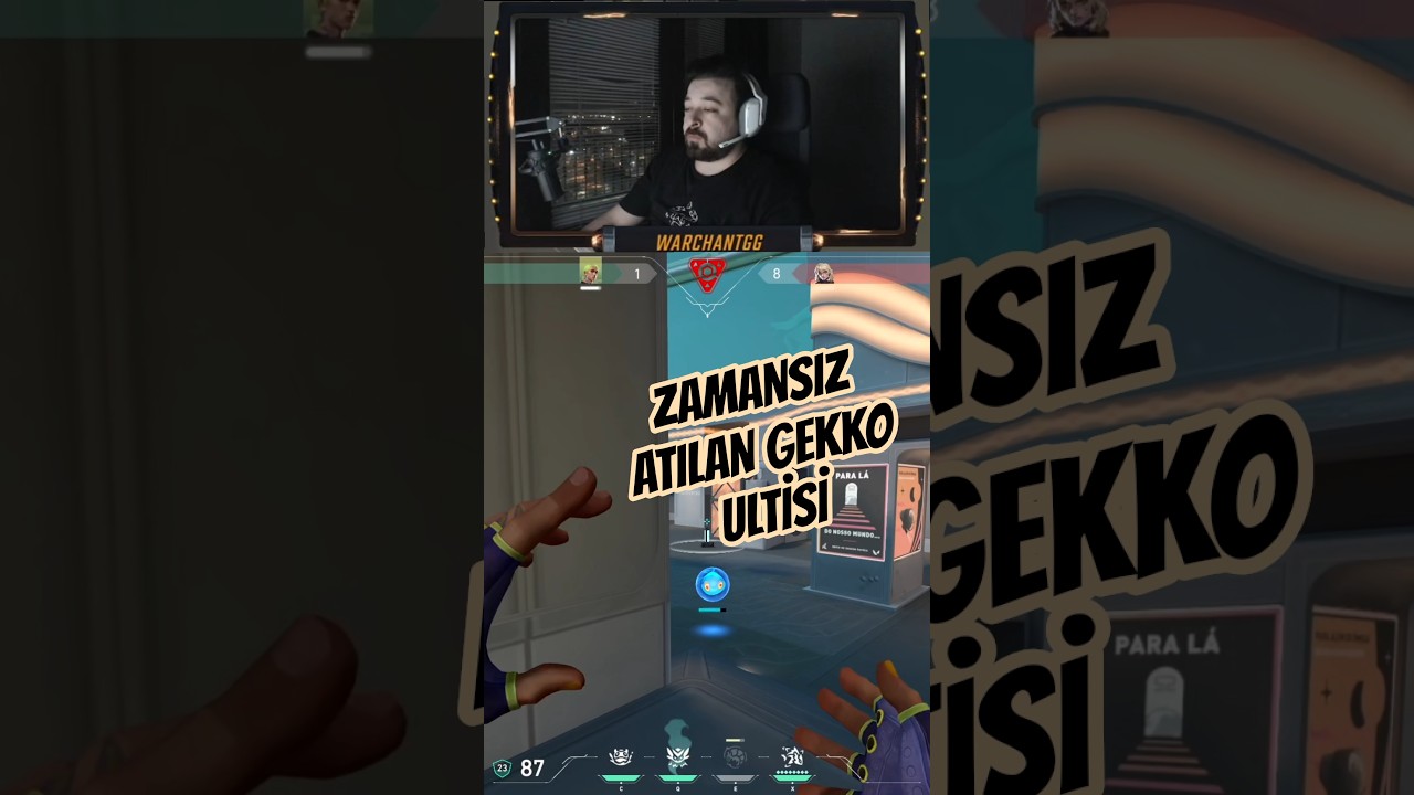Zamansız Gekko Ultisi #valorant #gekko #gameplay #clutch #skills #timeless #slowmotion #gaming #fps