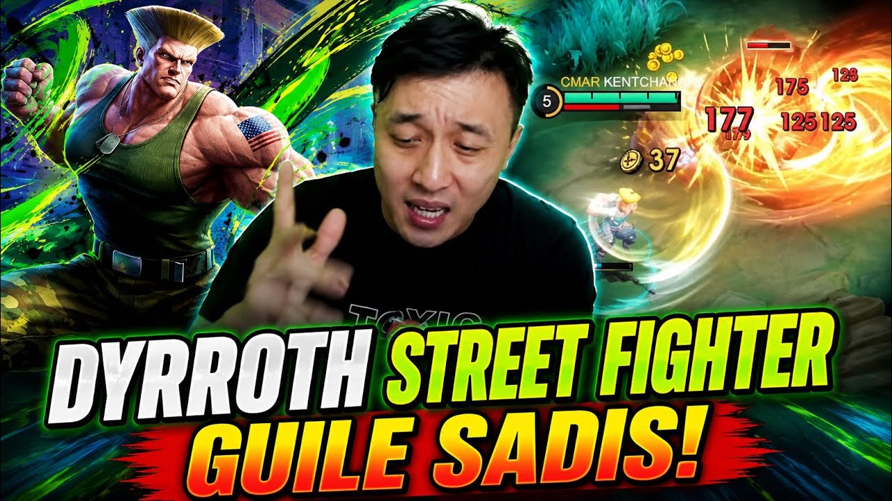GUILE STREET FIGHTER DYROTH! SKIN REVIEW! THIS IS INSANE!