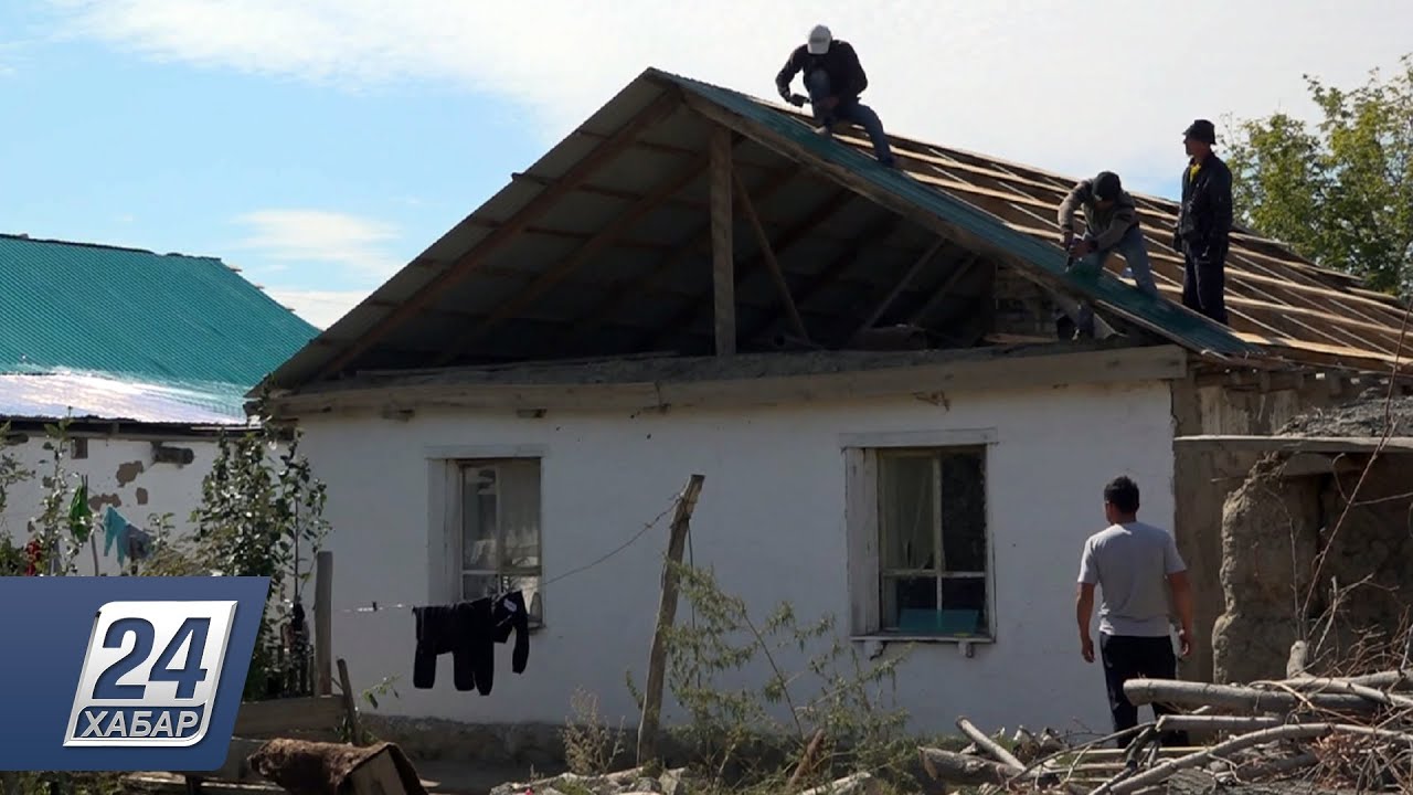 Қараталда дауылдан зардап шеккен үйлердің басым көпшілігі қалпына келтірілді