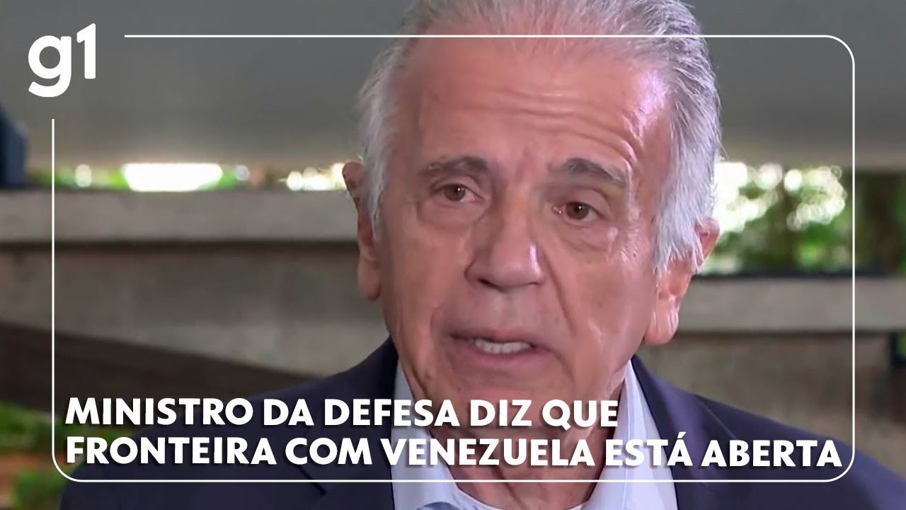 Ministro da Defesa diz que fronteira com Venezuela est&aacute; aberta #g1