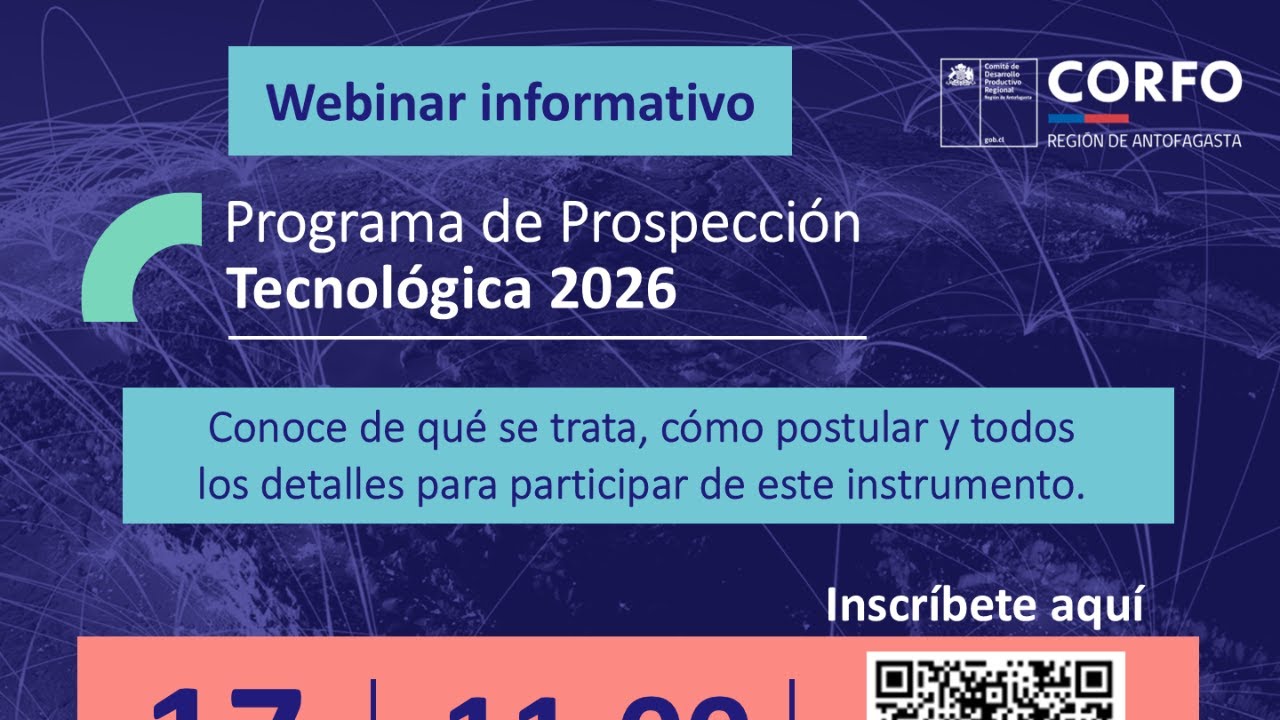 Webinar Informativo Programa de Prospección Tecnológica