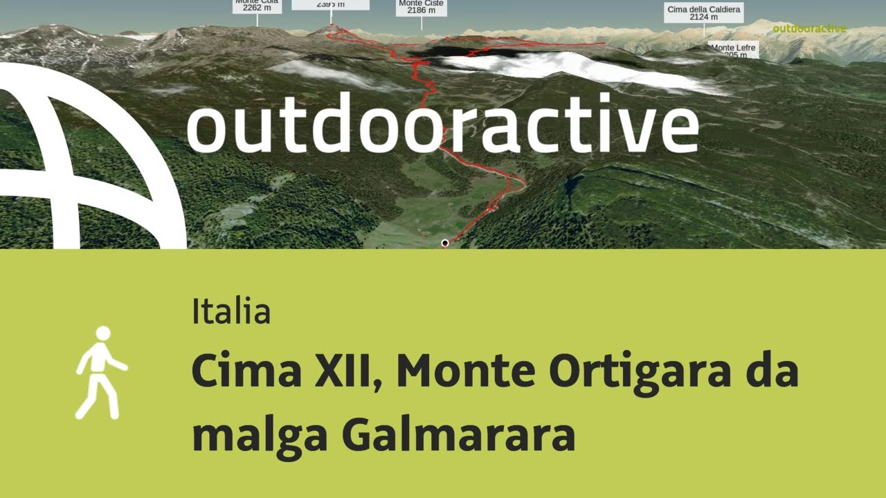 Cima XII, Monte Ortigara da malga Galmarara