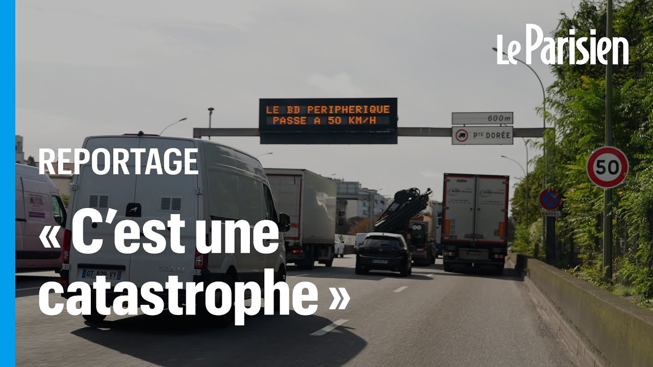 Le p&eacute;riph&eacute;rique &agrave; 50 km/h met d&eacute;j&agrave; les Parisiens sur les nerfs
