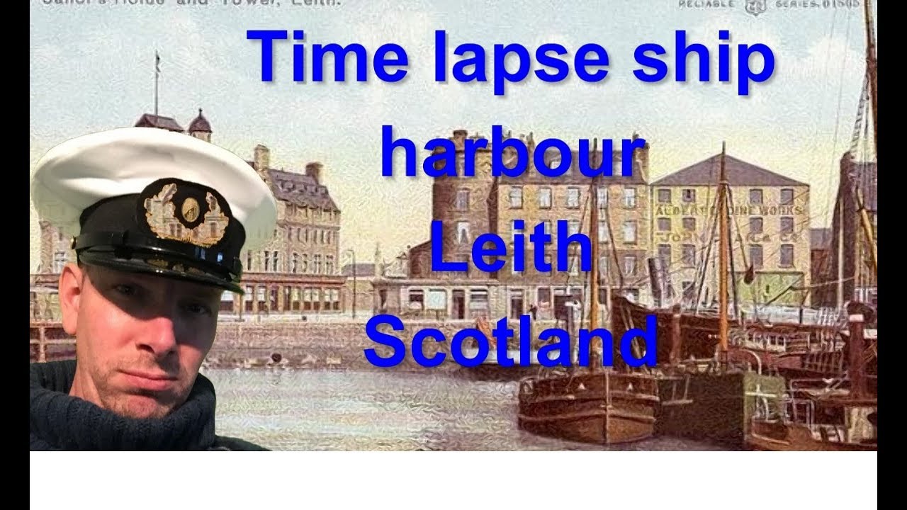 Life of a seafarer / seaman / sailor at sea timelapse loading ship port Leith