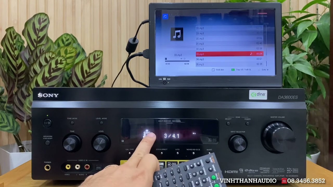 Hướng dẫn sử dụng và cài đặt Sony TA-DA3600ES