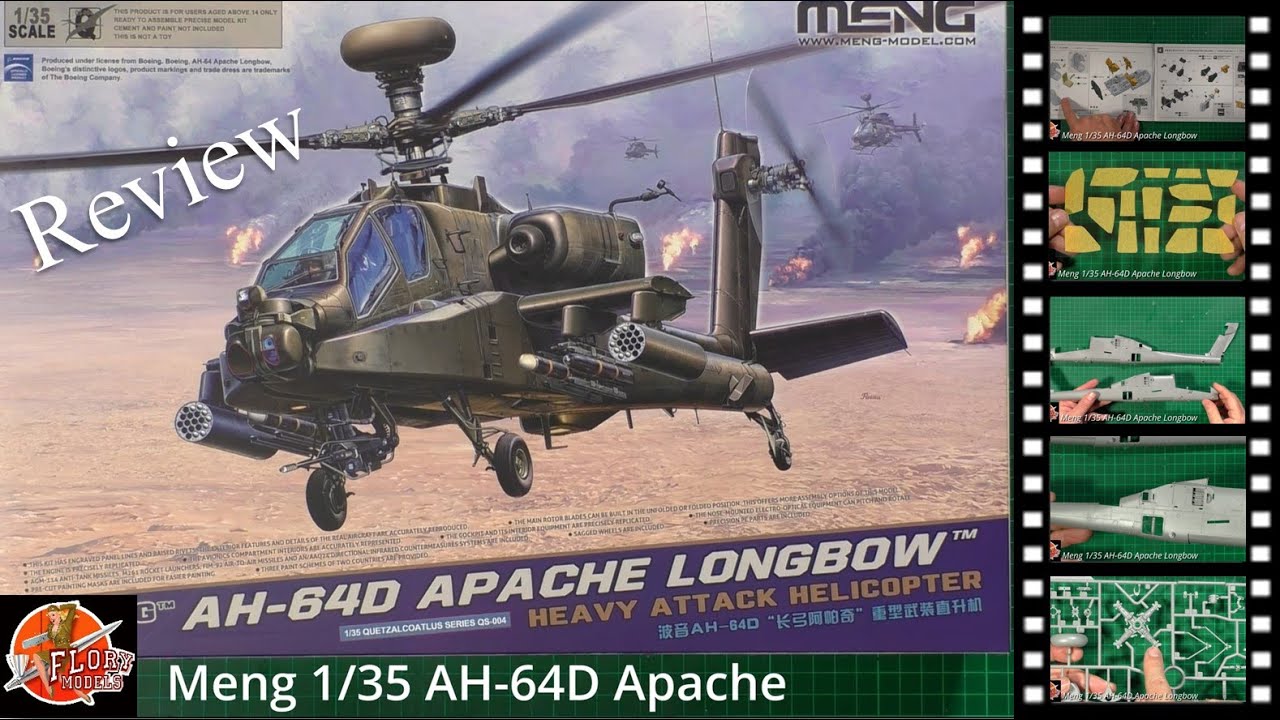 Meng 1/35 AH-64D Apache Longbow Review