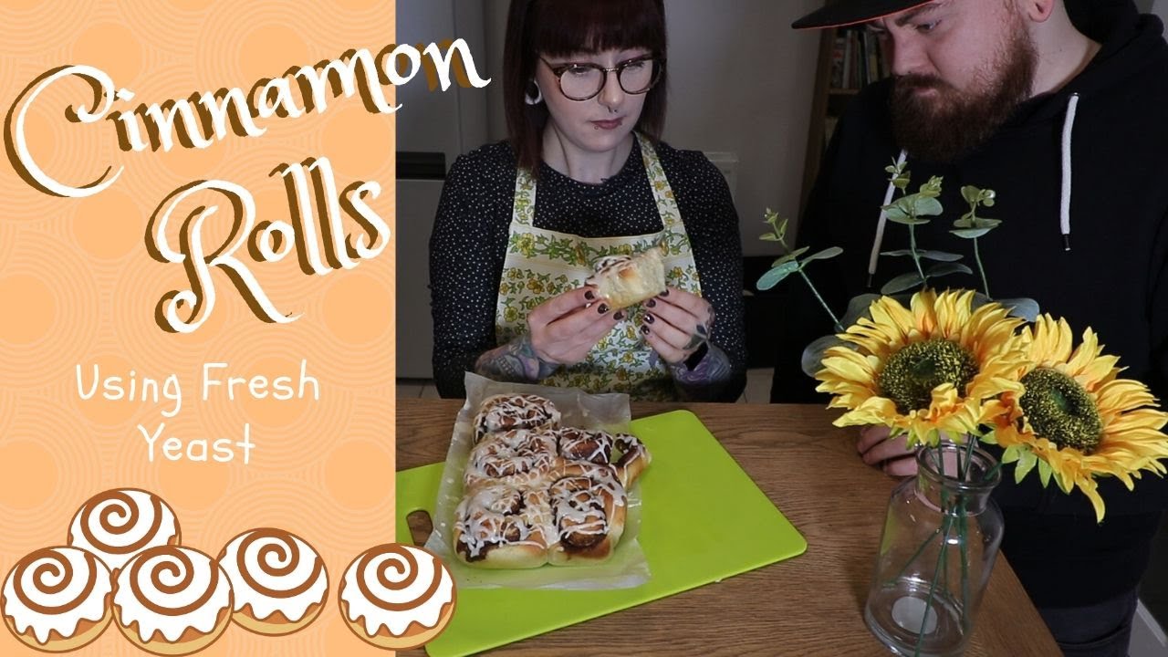 Cinnamon rolls using fresh yeast (feat Count Dankula)