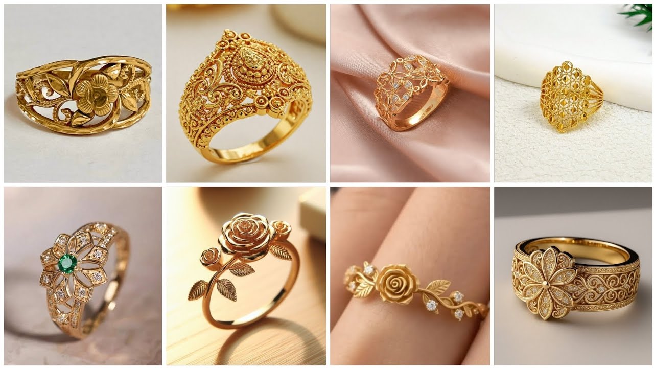 Latest Top 50 Beautiful Gold Rings Designs 2026 | 22k Gold Rings Designs | Women Gold Rings designs