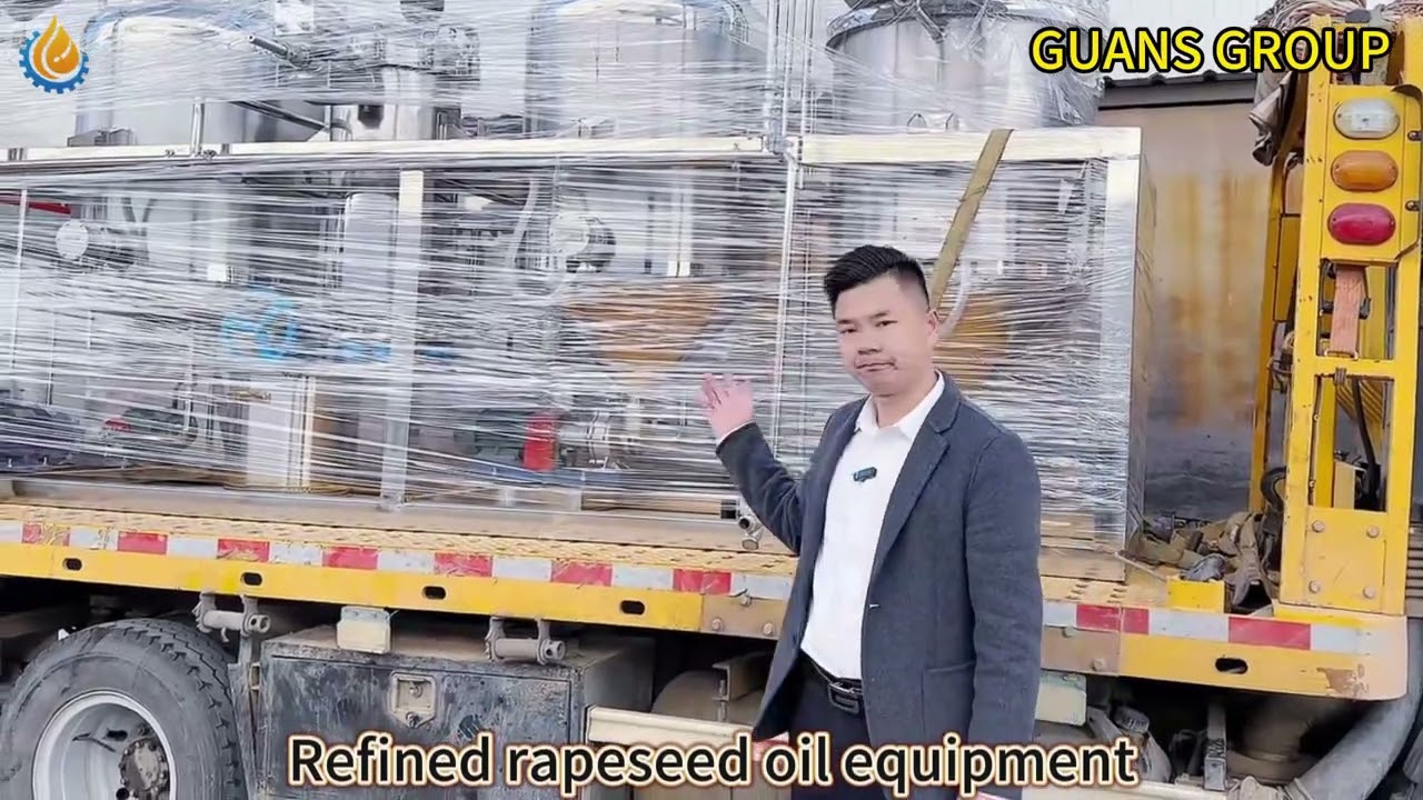 Rapeseed to refined rapeseed oil. 
